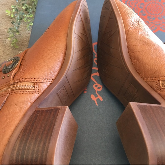 Carlos by Carlos Santana Marlene Western Leather Boot Cognac - Picture 7 of 15